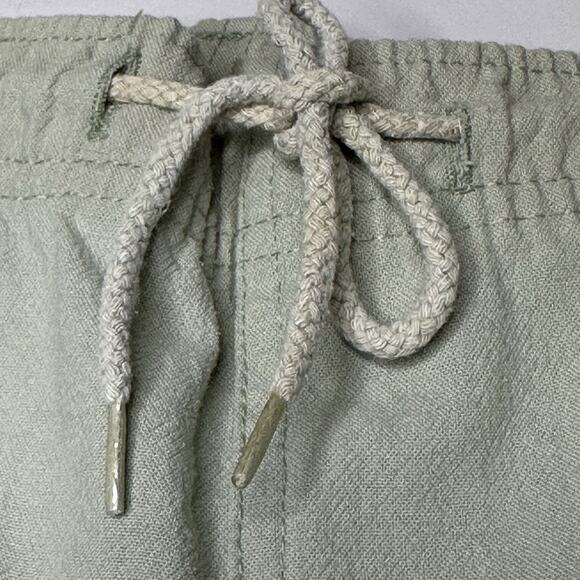 Speculation Light Green Women’s Capri Pants Elastic Waist Drawstring Pockets XL - Picture 3 of 5